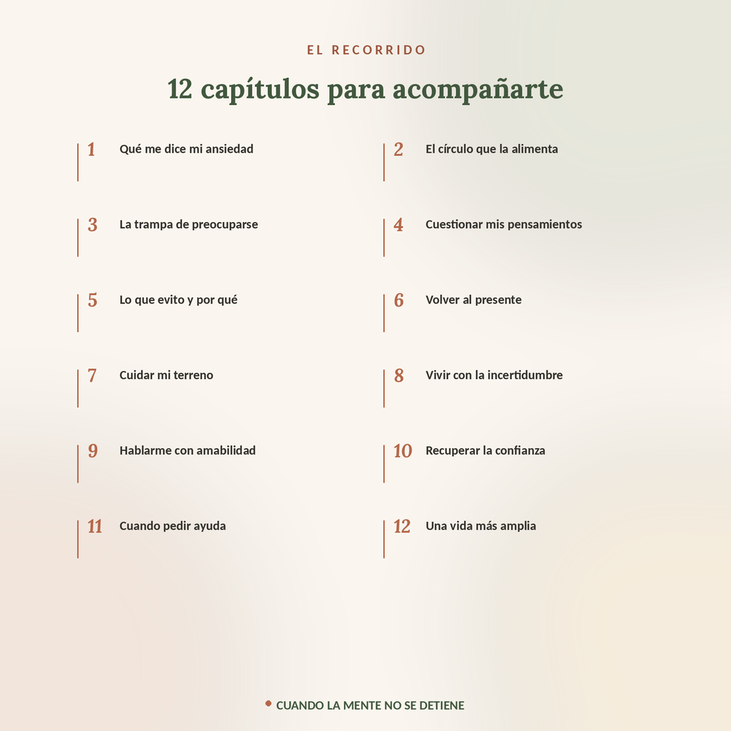Cuando la Mente No se Detiene | Ebook sobre Ansiedad